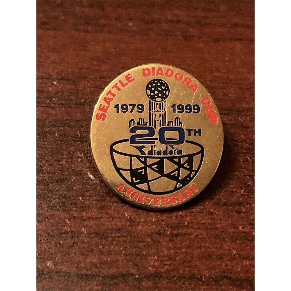 Seattle Diadora Cup‎ 20th Anniversary Lapel Hat Pin